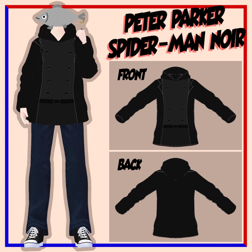 【無料配布】MCSシリーズ:スパイダーバースモチーフ パーカーセット【スパイダーバース】