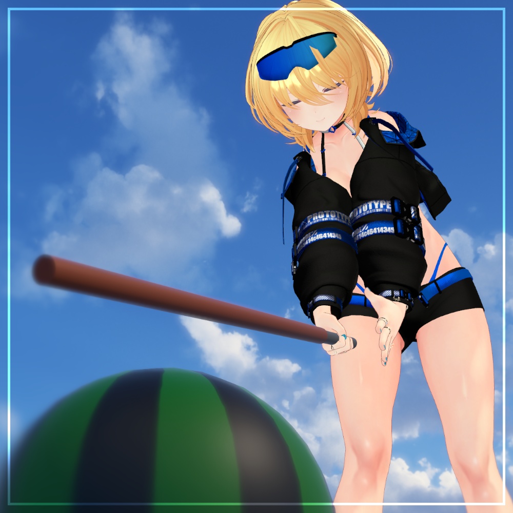 【VRChat】スイカ割りギミック【ワールド用ギミック】