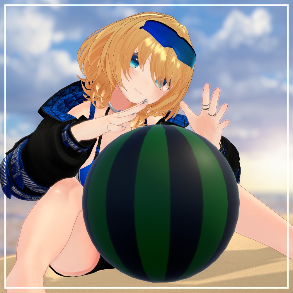 【VRChat】スイカ割りギミック【ワールド用ギミック】