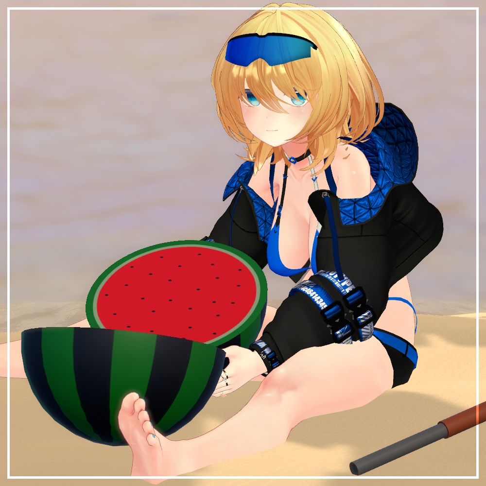 【VRChat】スイカ割りギミック【ワールド用ギミック】