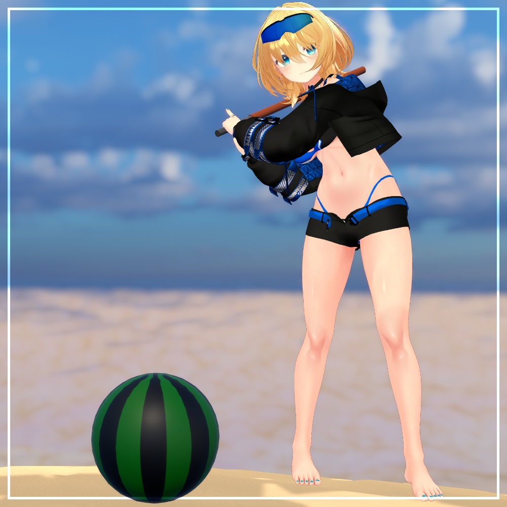 【VRChat】スイカ割りギミック【ワールド用ギミック】