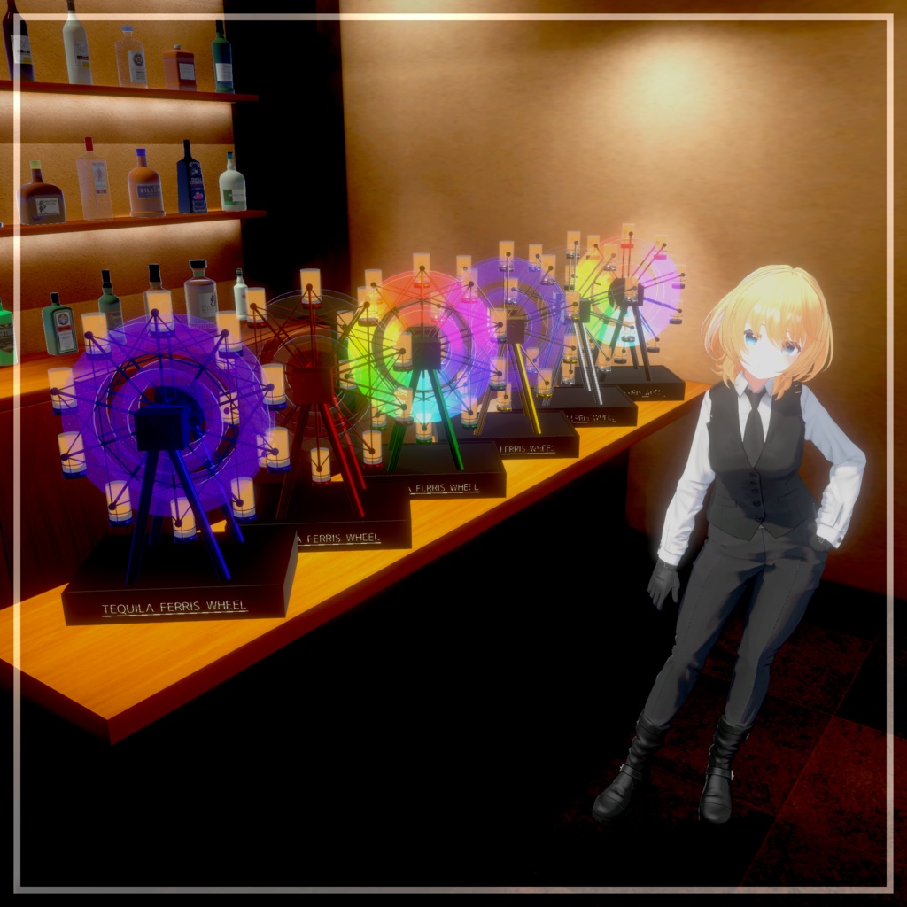 【VRChat想定】テキーラ観覧車【回る!飲める!】