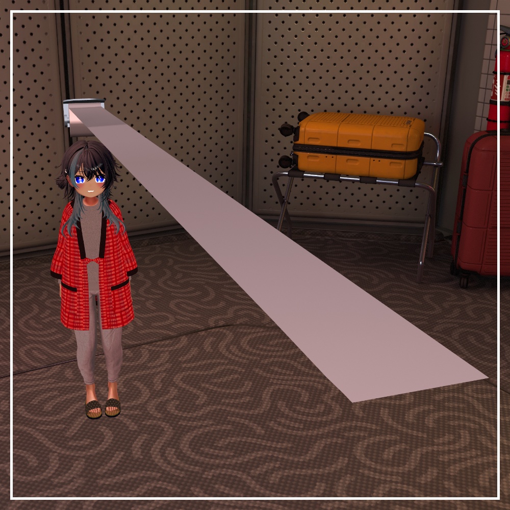 【VRC想定】HMT:ヘッドマウントトイレットペーパー【アバター用アクセサリー】