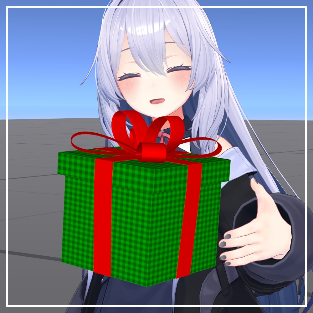 【VRC想定】プレゼントボックスギミック【アバターギミック】