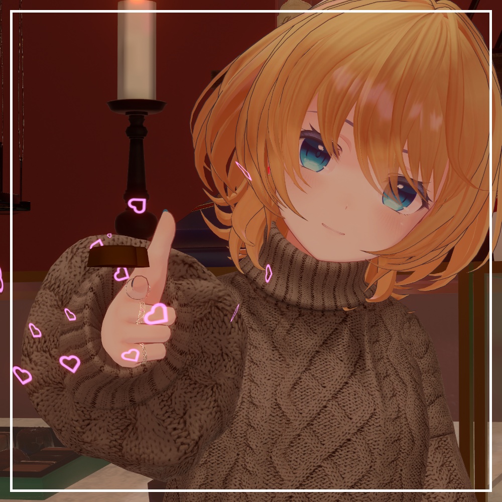 【VRC想定】バレンタインセット【アバターギミック】