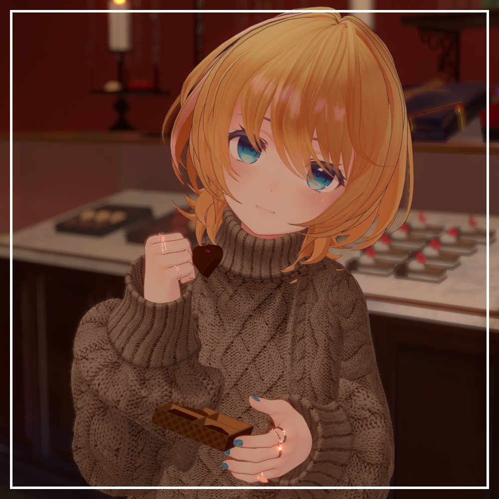 【VRC想定】バレンタインセット【アバターギミック】