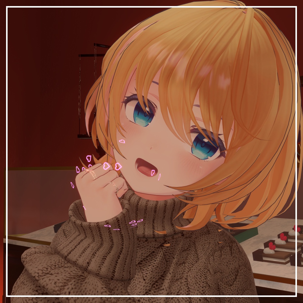 【VRC想定】バレンタインセット【アバターギミック】