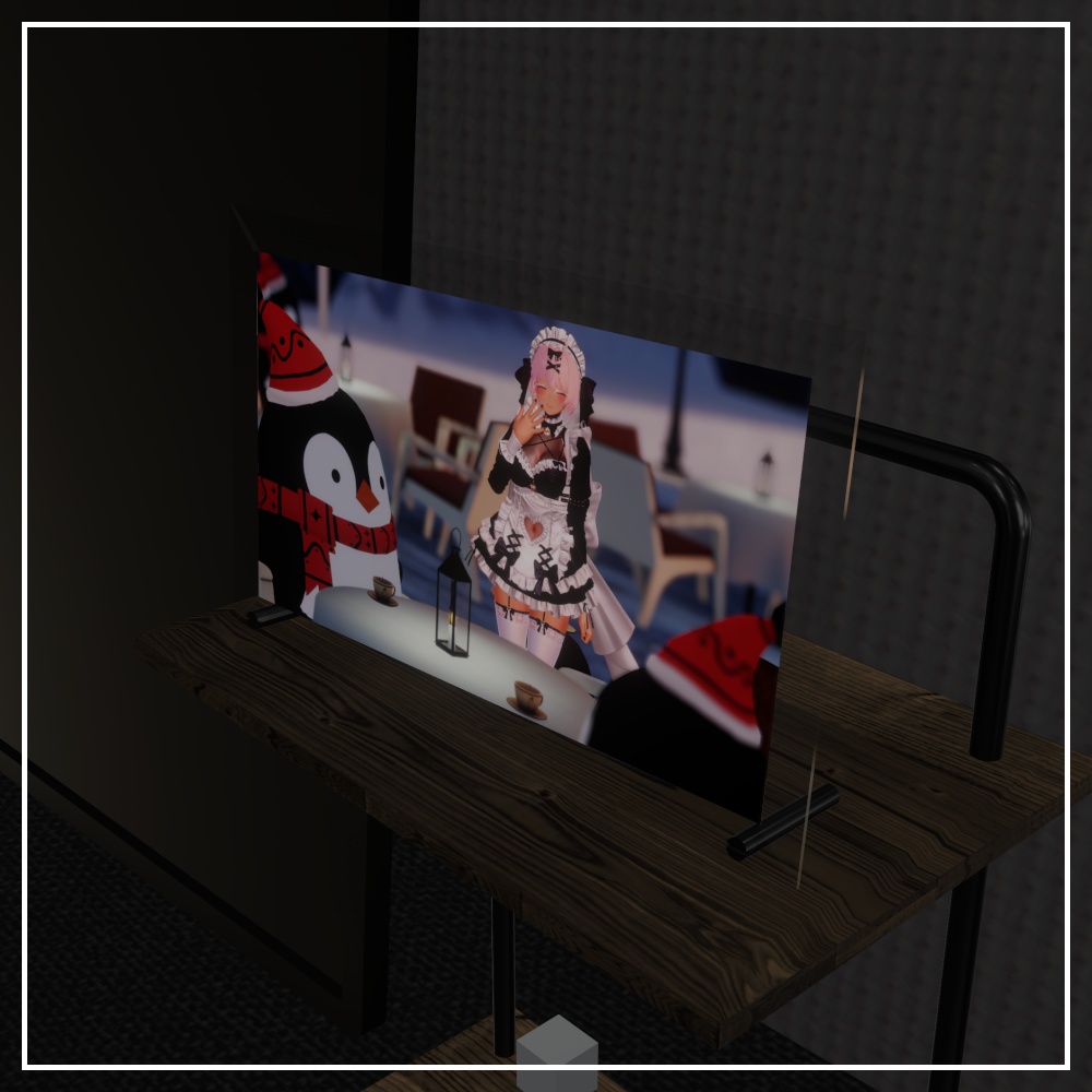 【VRC想定】写真フレーム【ワールドギミック】