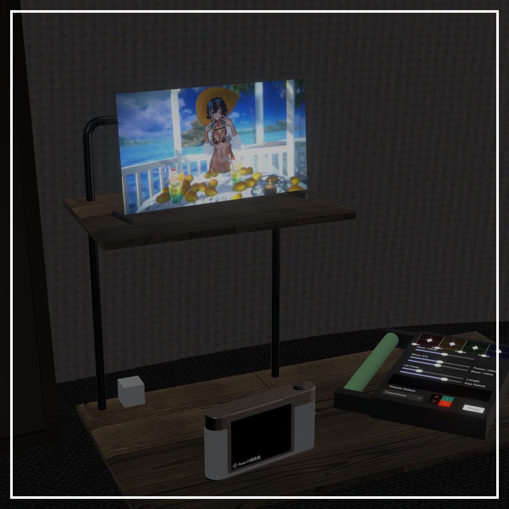 【VRC想定】写真フレーム【ワールドギミック】