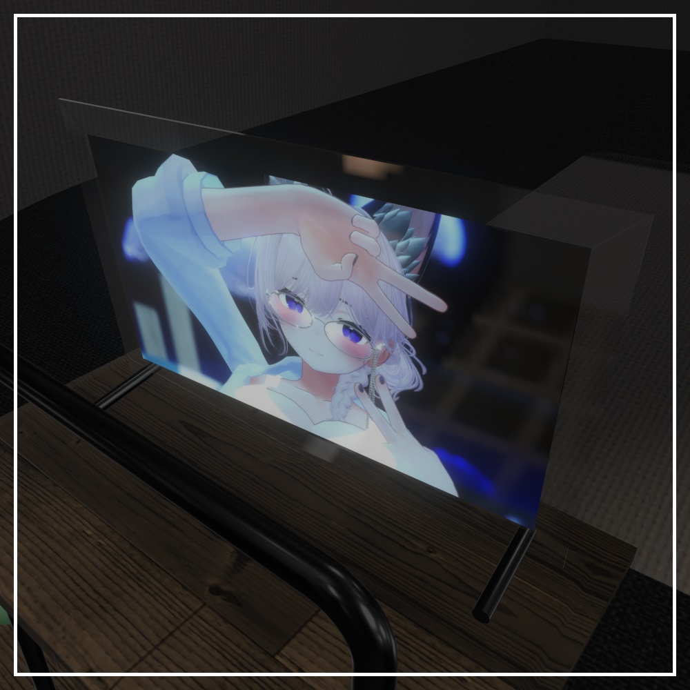 【VRC想定】写真フレーム【ワールドギミック】