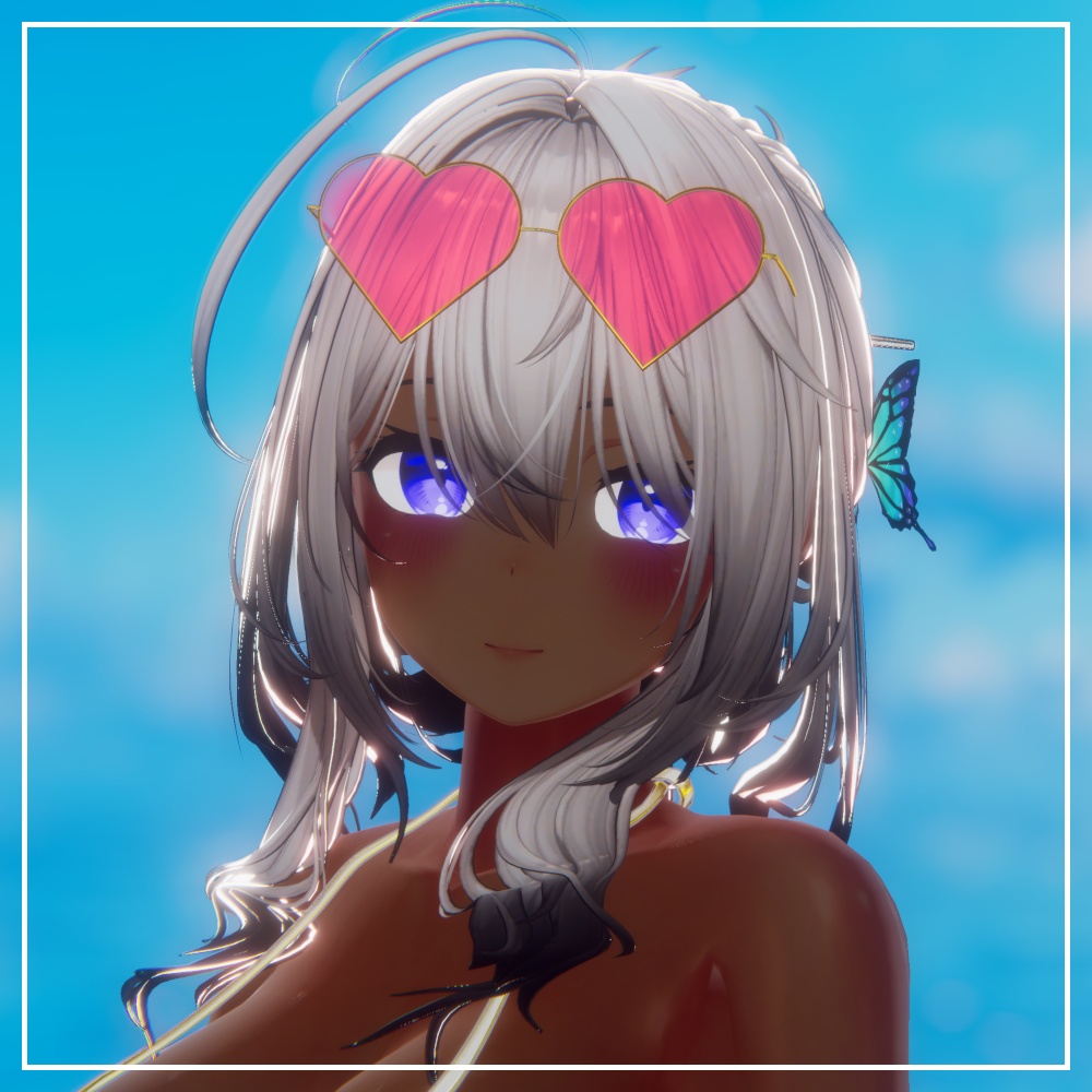 ハートサングラス