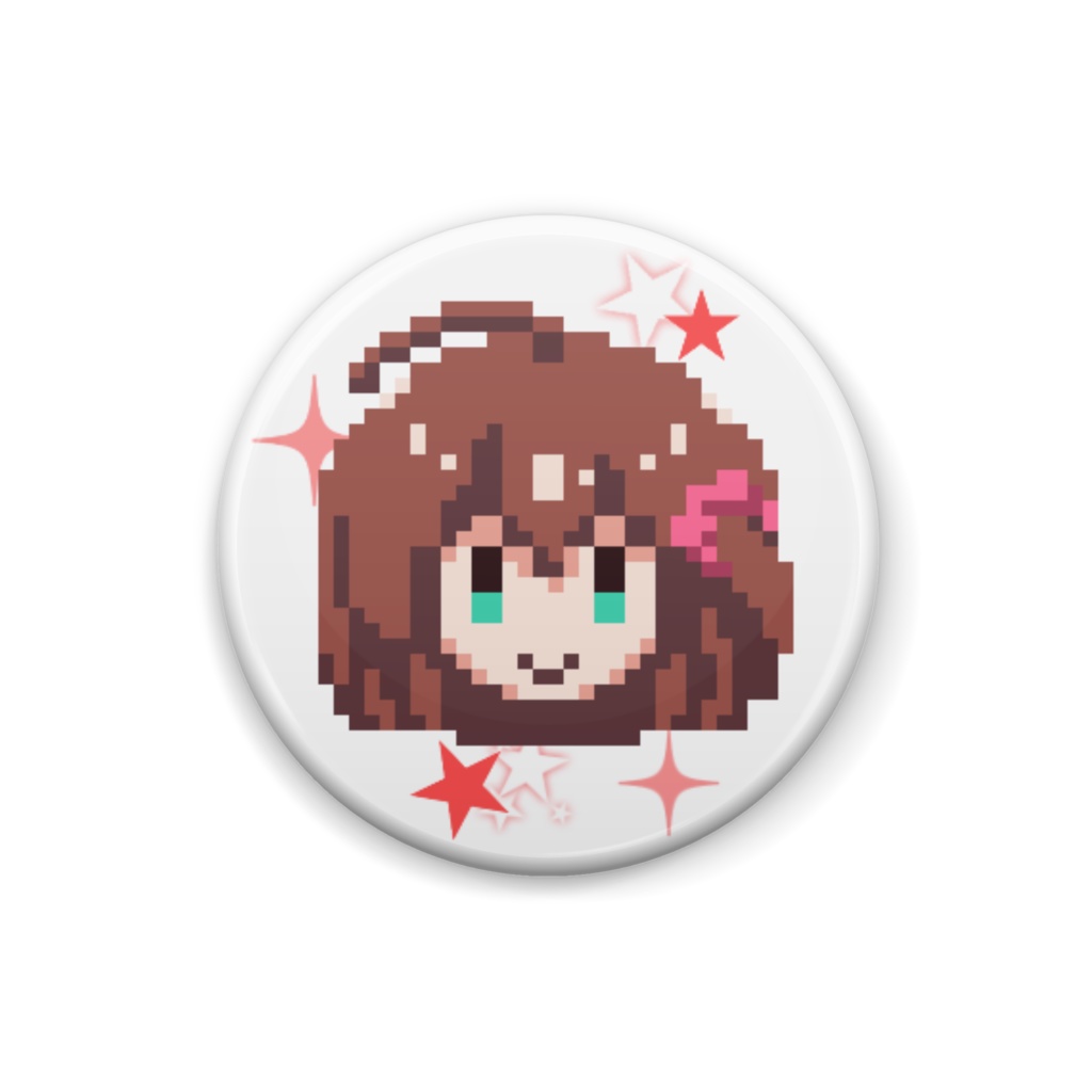 星守ドット絵缶バッジ星月みき