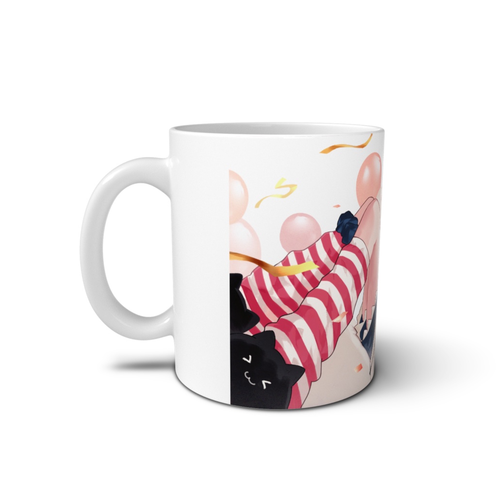 2024年 招来ななし 誕生日イラスト マグカップ