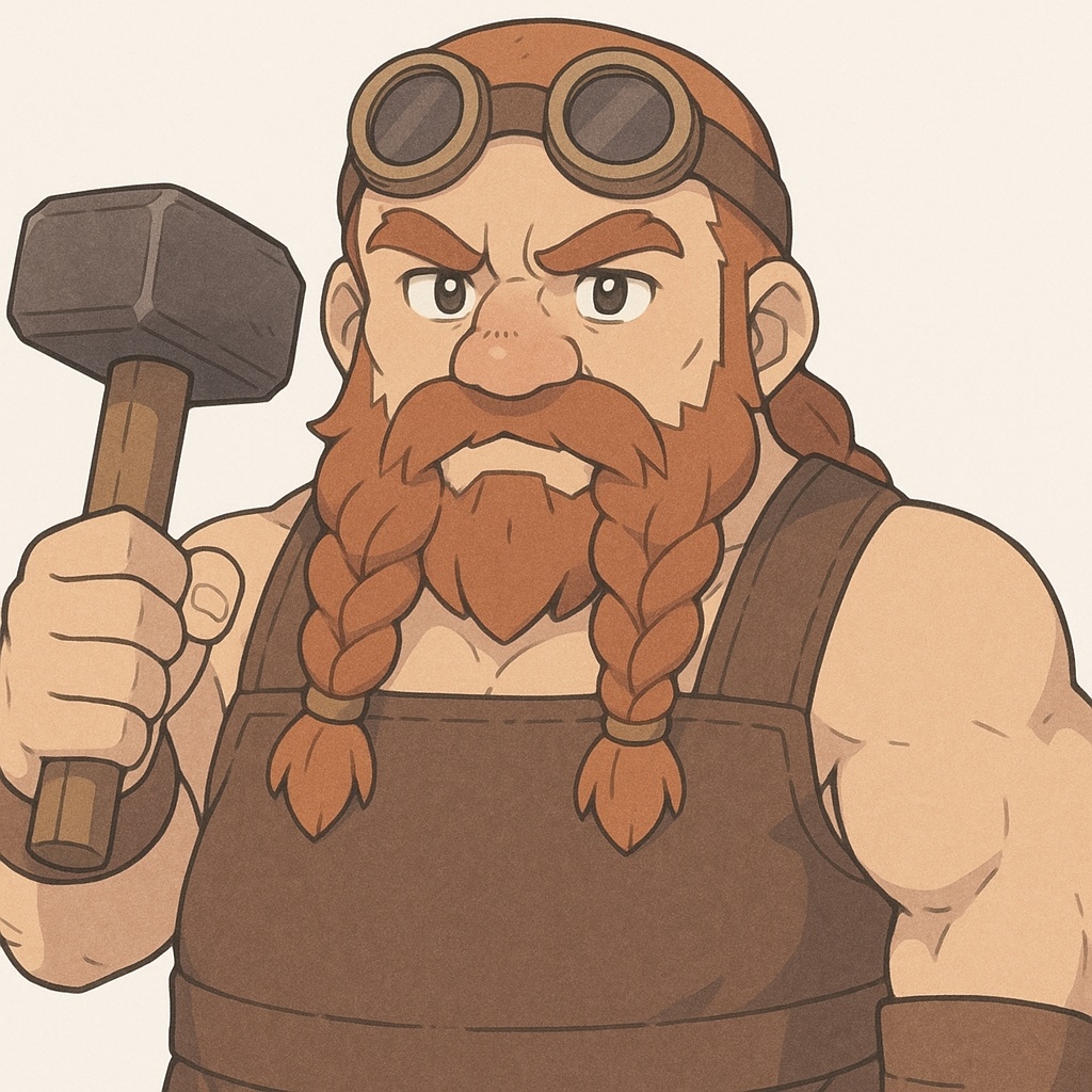 VillagerAI Studio - ドワーフNPC立ち絵プロンプト集 Vol.1