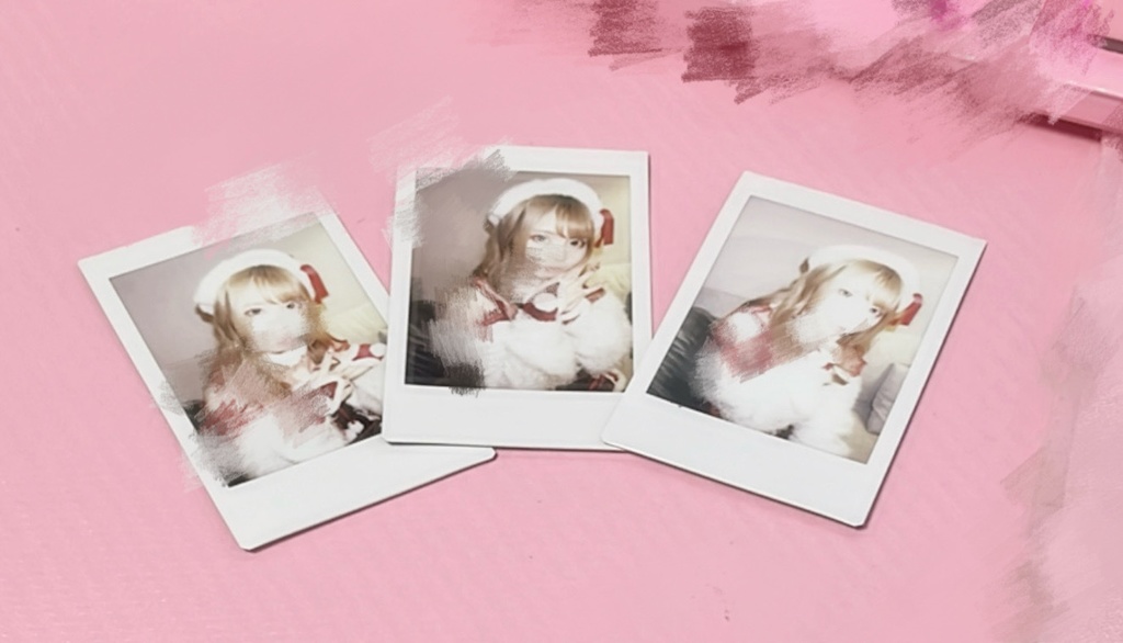 クリスマス♡らくがき♡ぽぬチェキ