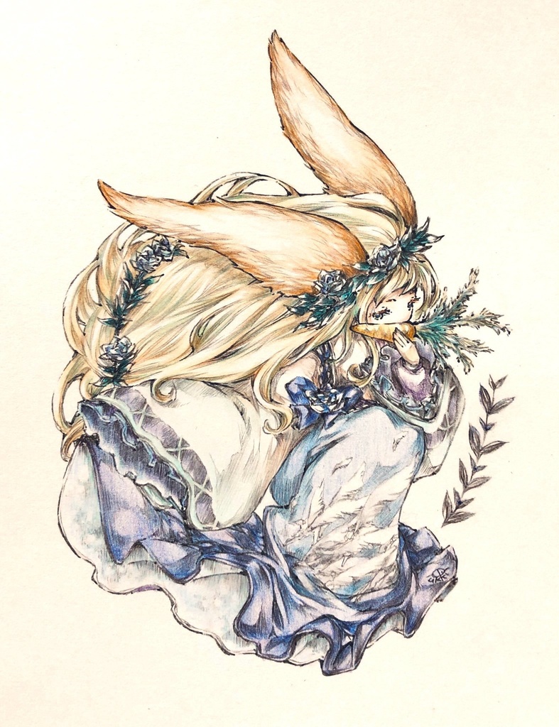 「兎」「狐」「羊」原画