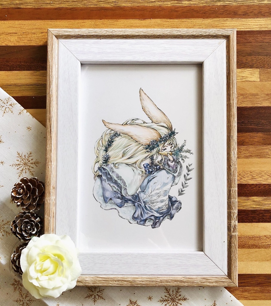 「兎」「狐」「羊」原画