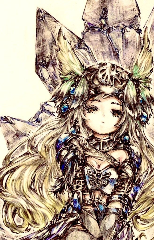 ファンタジーイラスト原画