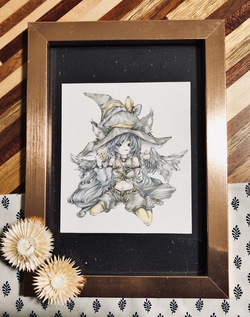 ファンタジーイラスト原画