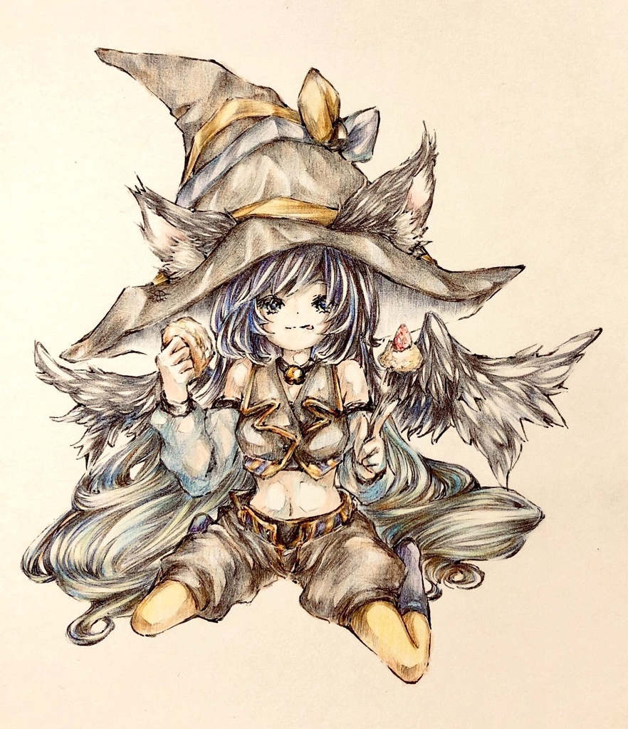 ファンタジーイラスト原画