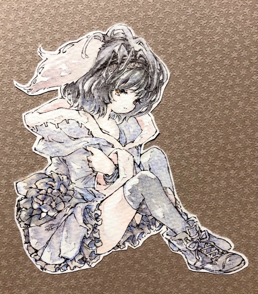 ファンタジーイラスト原画