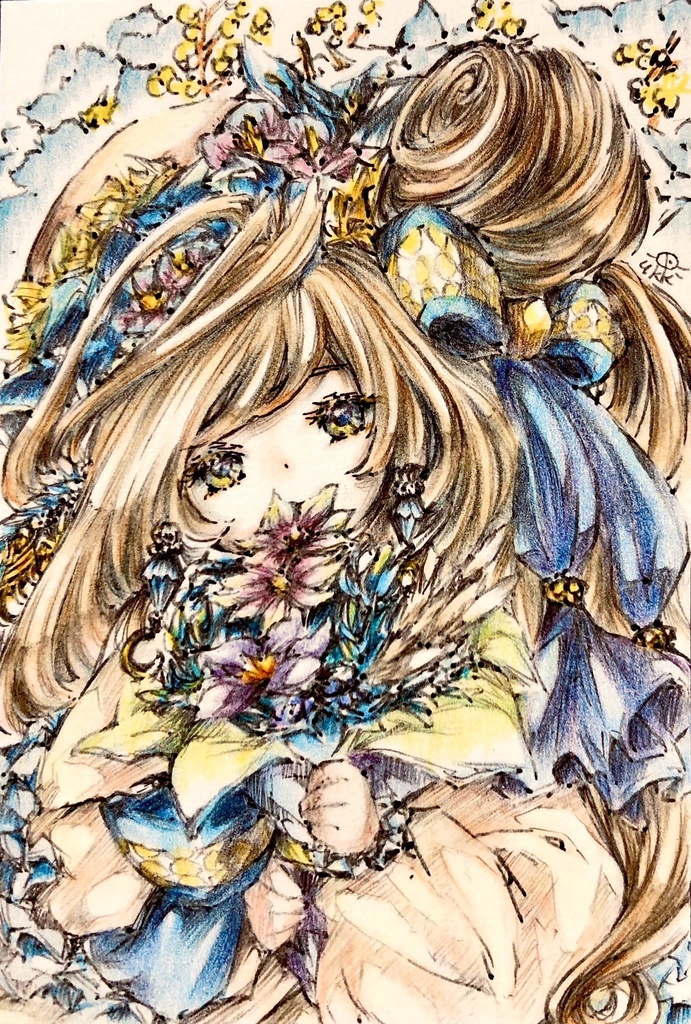 ファンタジーイラスト原画