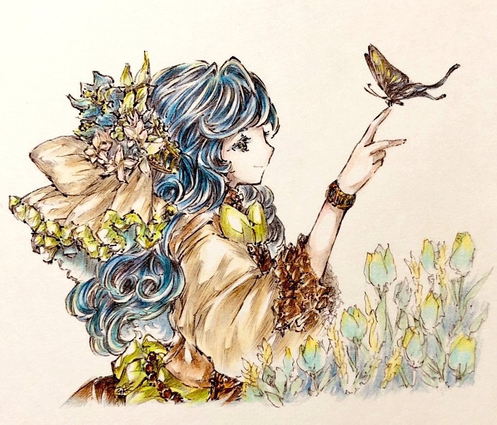 ファンタジーイラスト原画