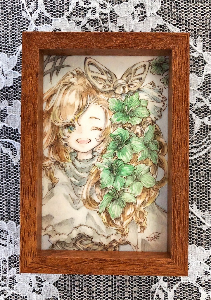 「 Blossoming sisters 」ミニ原画