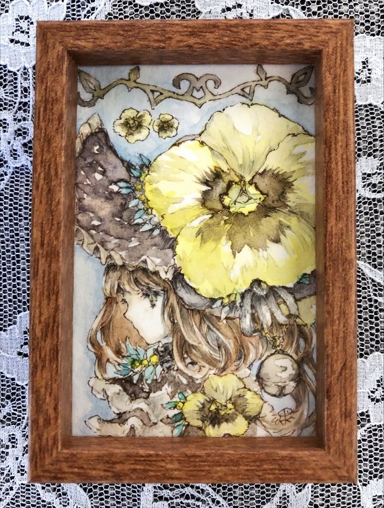 「 Blossoming sisters 」ミニ原画