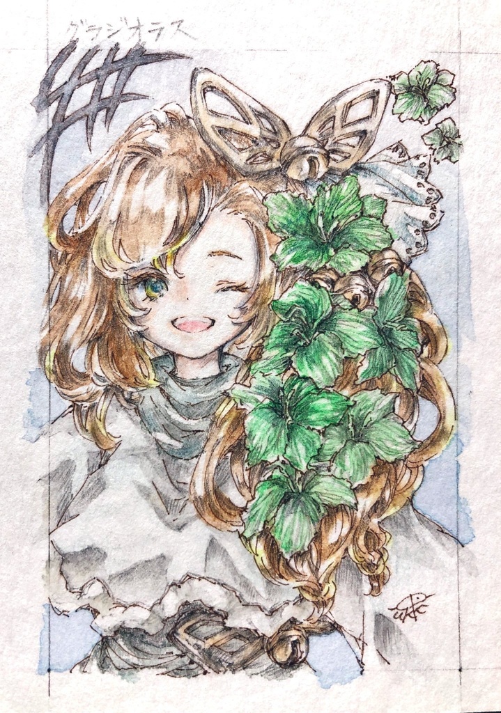 「 Blossoming sisters 」ミニ原画