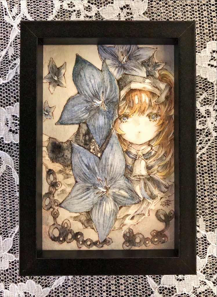 「 Blossoming sisters 」ミニ原画