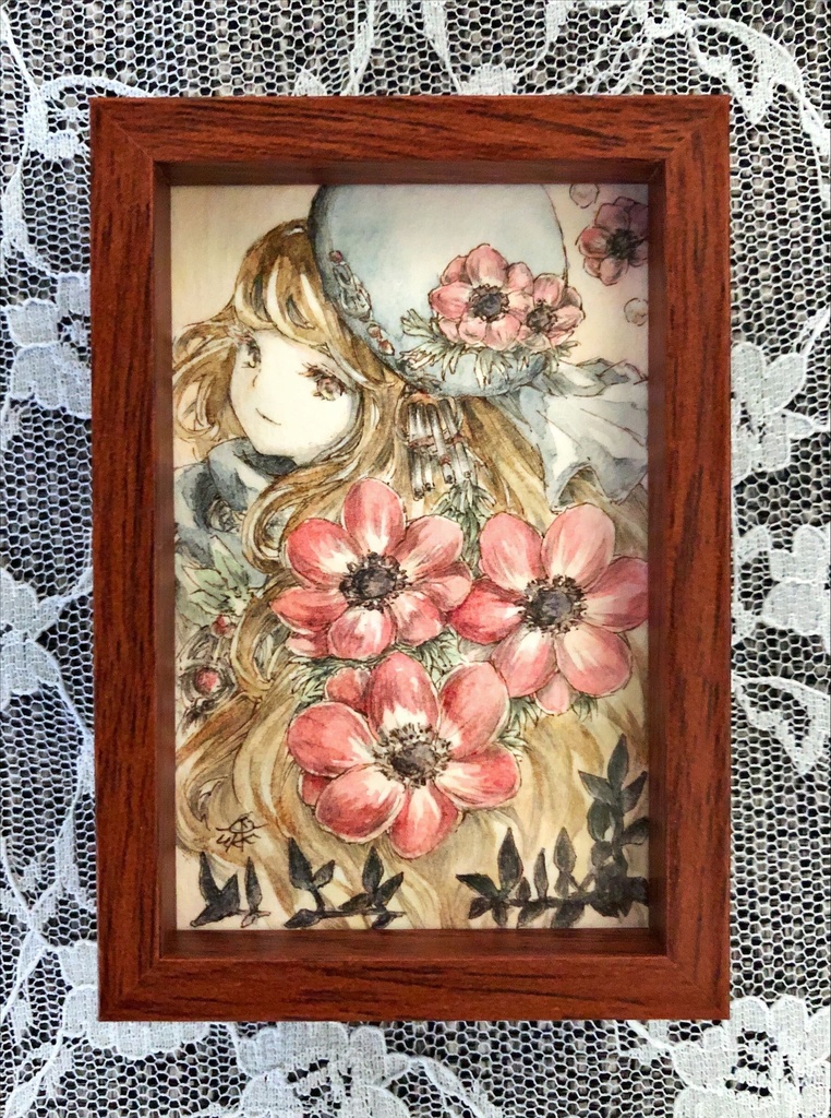 「 Blossoming sisters 」ミニ原画