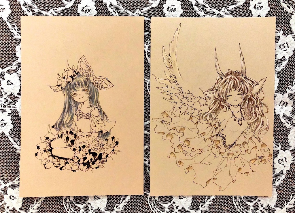 「 unknown fairy  」ドローイング原画