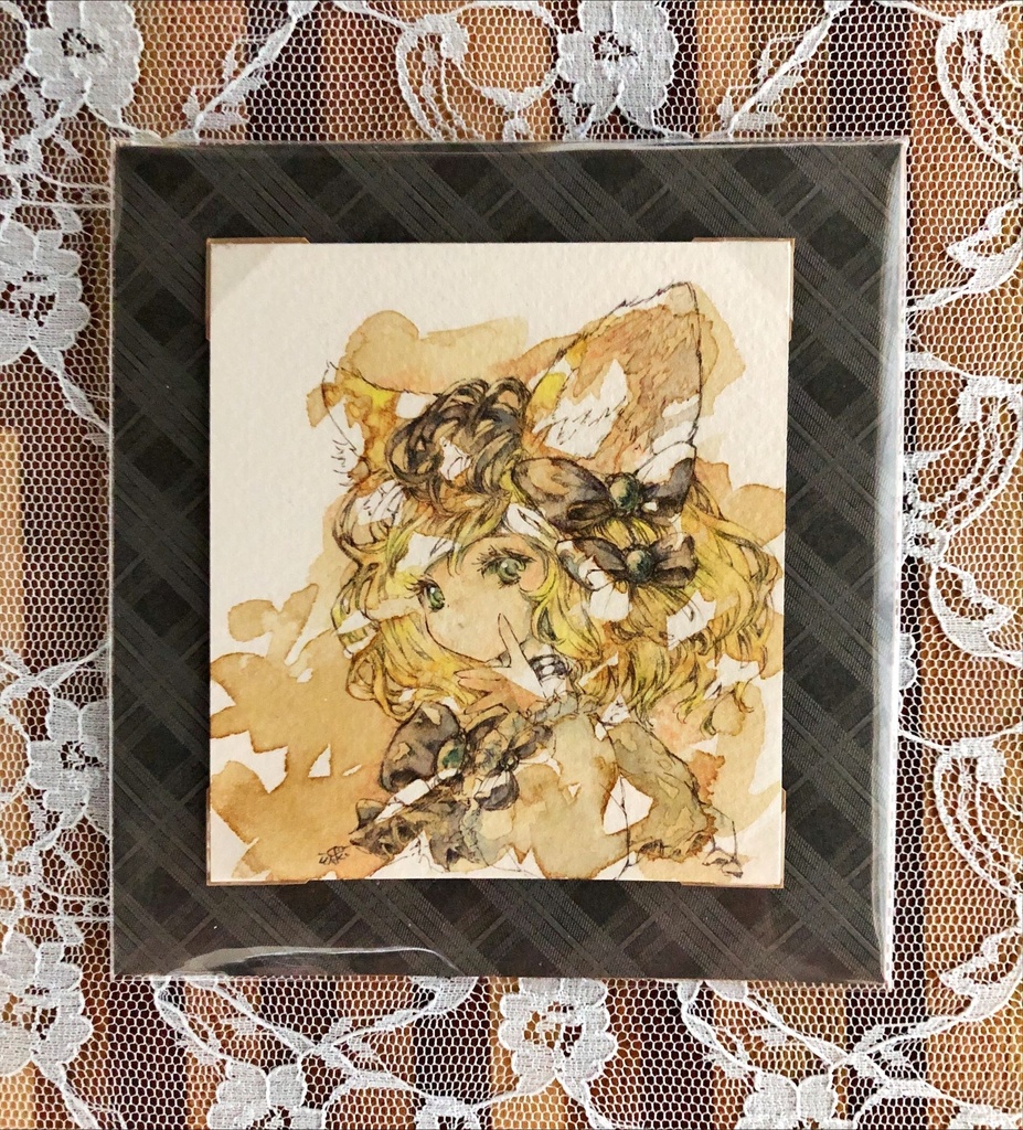 ファンタジーイラスト原画/透明水彩