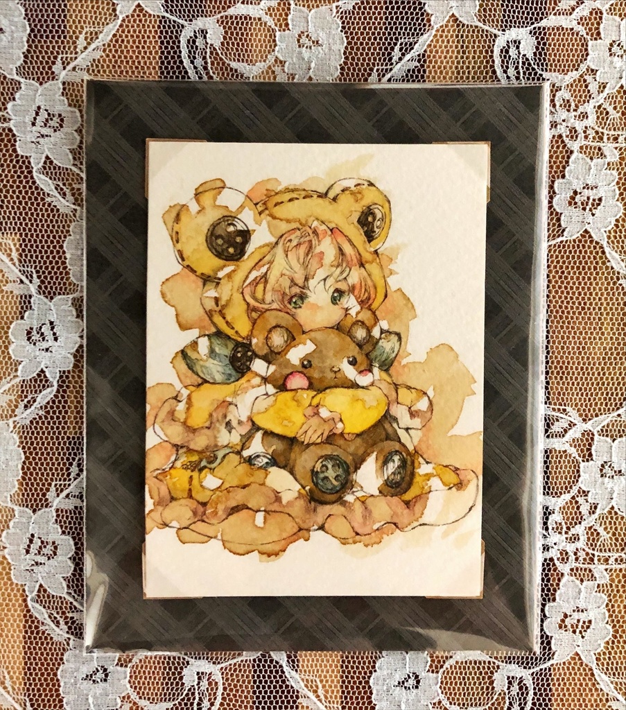 ファンタジーイラスト原画/透明水彩