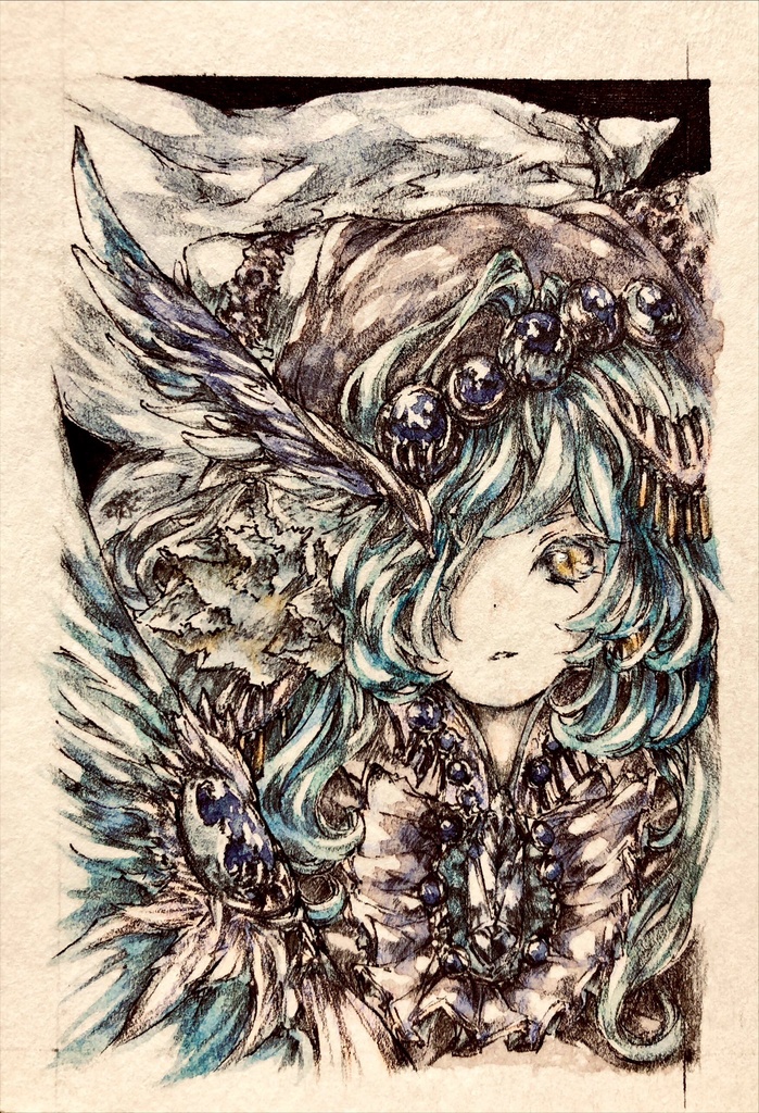 ファンタジーイラスト原画