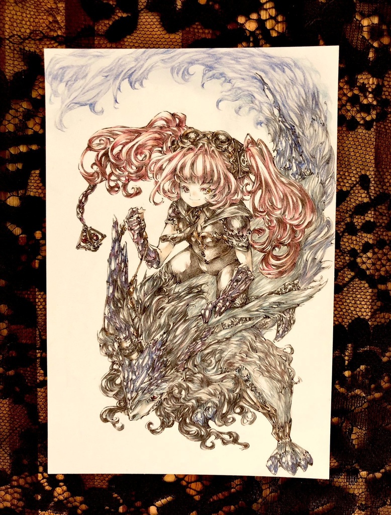 ファンタジーイラスト原画