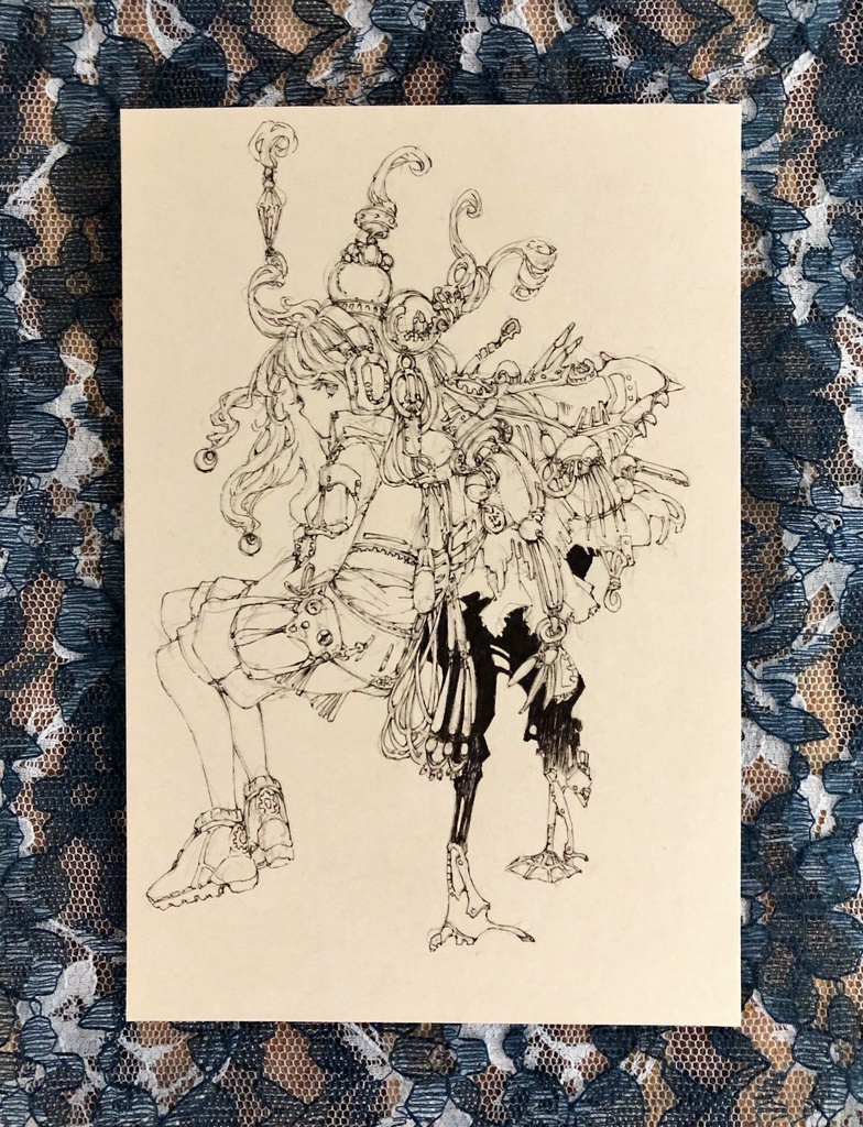 ファンタジーイラスト原画