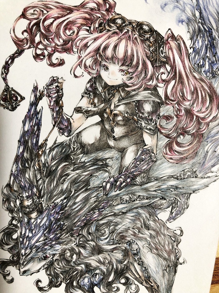 ファンタジーイラスト原画