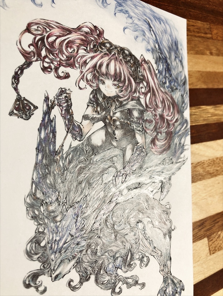 ファンタジーイラスト原画