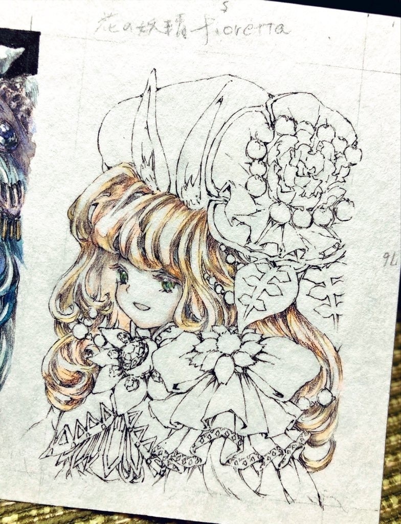 ファンタジーイラスト原画