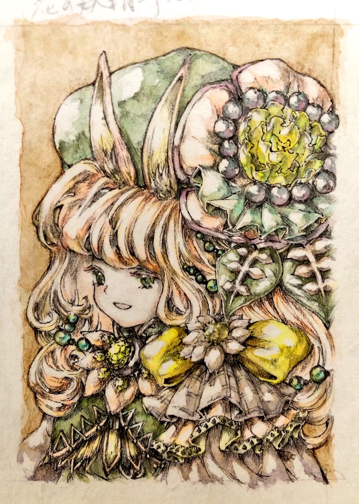 ファンタジーイラスト原画