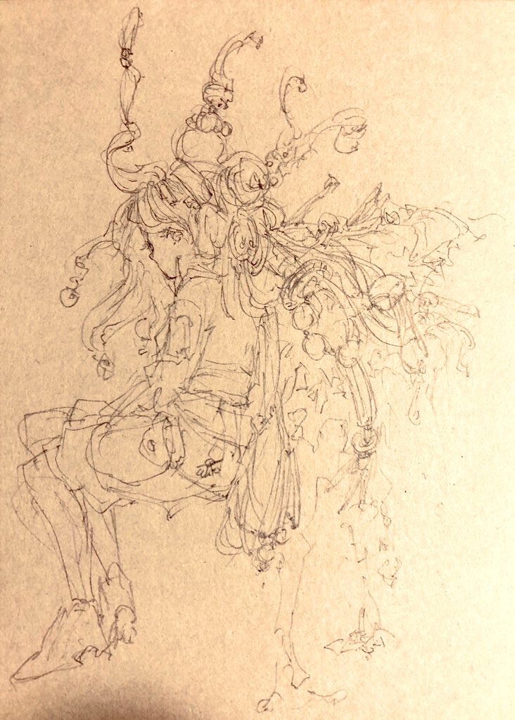 ファンタジーイラスト原画