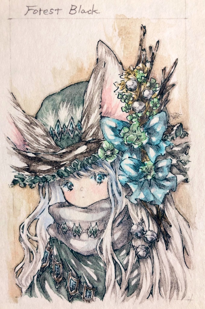 “ お耳帽子 ” 原画