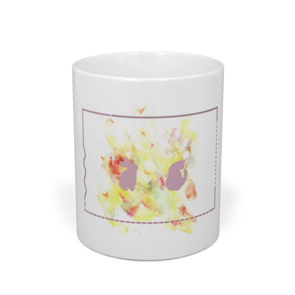 マグカップ うさぎ×ねこ