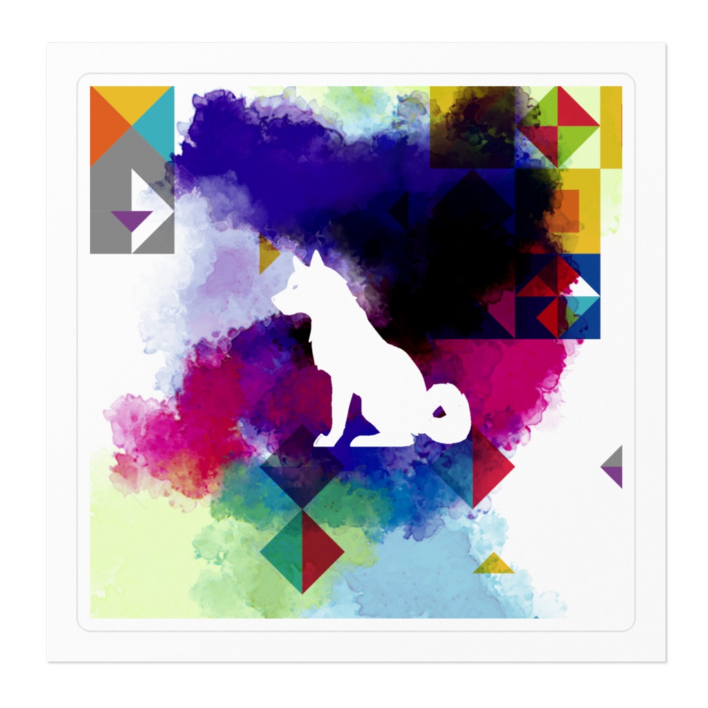 いぬステッカー