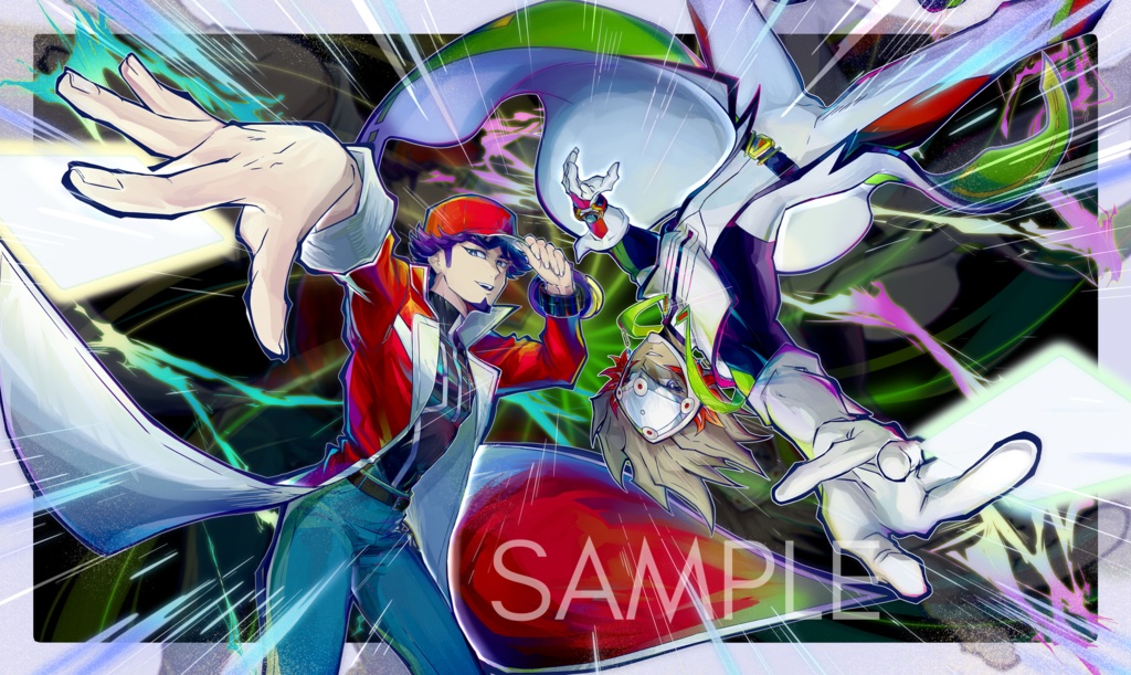 【黒版】アンネームド+リボルバー　プレイマット