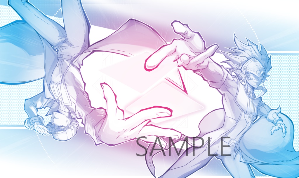 【白版】アンネームド+リボルバー　プレイマット
