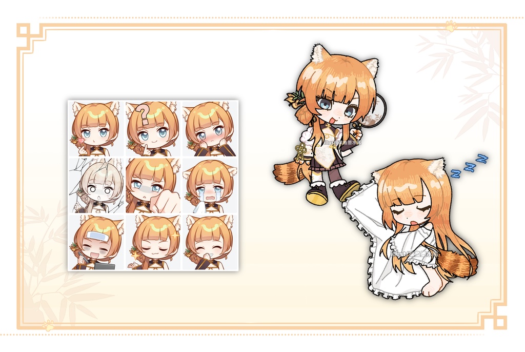 【Live2D】【VTS対応】【VtubeStudio対応】レッドパンダ・モデル / Red Panda Model