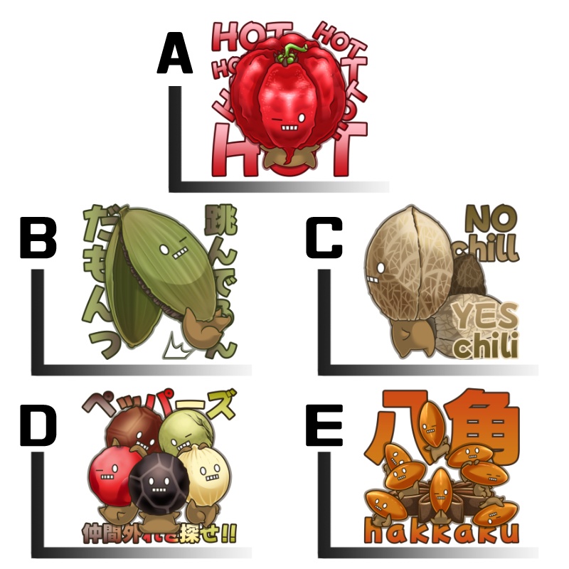 すぱいすステッカーvol.2 単品